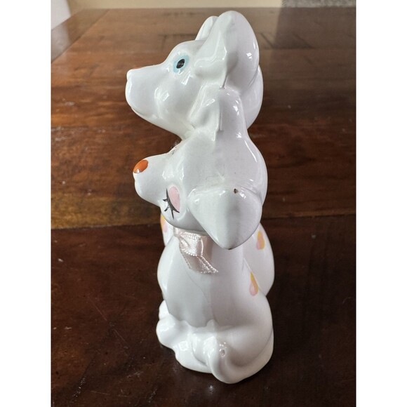 Vintage Shiah Yih Boy Girl Dog & Cat Figurines Wearing Ribbon‎ Bows - Picture 10 of 10